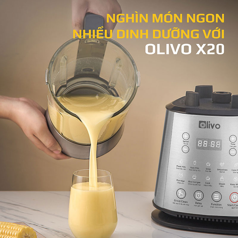[6 bước] Cách sử dụng máy làm sữa hạt Olivo đơn giản “có Video chi tiết”